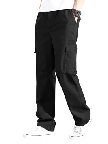 Image of Lymio Cargo for Men || Cotton Cargo Pant || Drawstring Waist Pant (Also Available in Plus Sizes) (117-120)