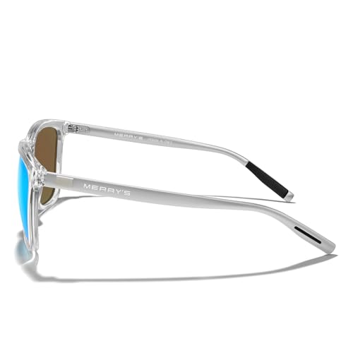 MERRY'S Unisex Polarized Sunglasses for Women Men Classic Retro Designer Style Aluminum Legs3