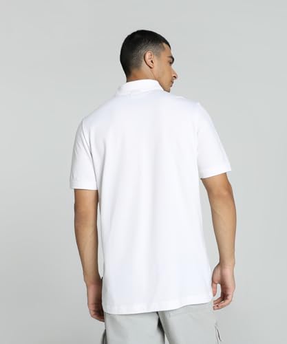 Image of Puma Men Cotton Solid Regular Fit T-Shirt