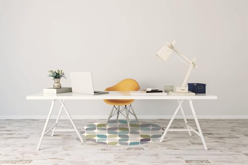 Protège-tapis de chaise antidérapant et imperméable contre les chocs
