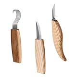 Veemoon 3pièces Kit De Couteaux à Sculpter Pour Bois Outils à Main Pour Travail Du Bois...