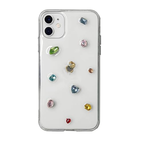 Coque de téléphone transparente pour iPhone 14 Plus et modèles Pro Max en époxy luxe