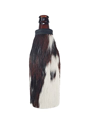 Red Sky Designs Cowhide Beer Bottle Holder, Leather Beer Coolie thumb #1
