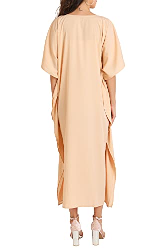 Image of Miss Lavish London Women's Kaftan- Kaftan Dress for Casual, Party, Evening, Vacation and Everyday Wear