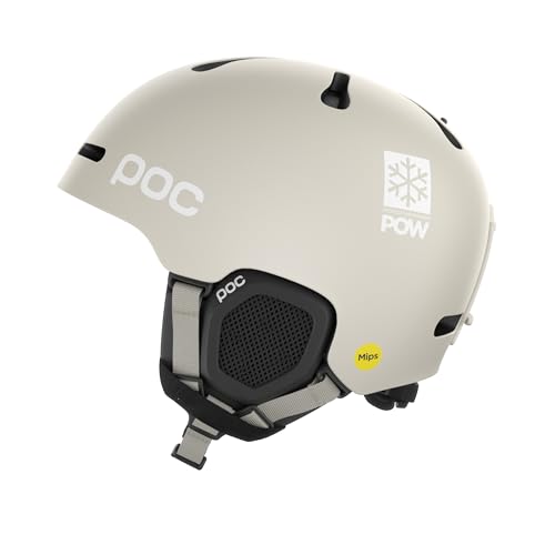 POC Unisex – kask narciarski Fornix MIPS POW JJ, Mineral Grey Matt, M-L (55-58 cm)