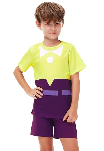 Image of Deerose Kids Halloween Clothing Set Funny Party Outfits Cartoon Tshirt Dress 3-14 Years