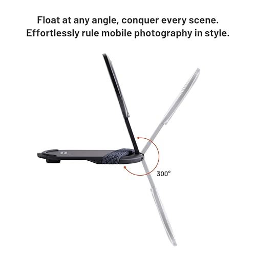 Image of PGYTECH MagFlex Phone Strand, N52 Aluminum Alloy Magsafe Phone Photography Grip Fit for iPhone 12 /13 /14 /15 Series with Magnetic Ring for Android