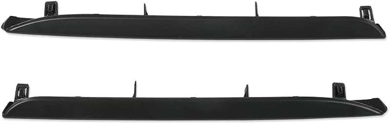 Moldura inferior do para-choque traseiro PIT66 para Toyota Camry SE XSE 2018–2021, preta – Par