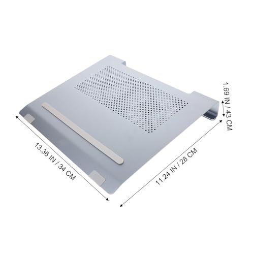 Base de refrigeración para laptop Uonlytech aluminio gris miniatura 2