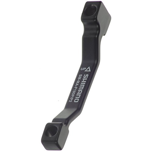 image for SHIMANO MA-90 Disc Brake Mounting Bracket (Black, 160-mm Post/is Rear)