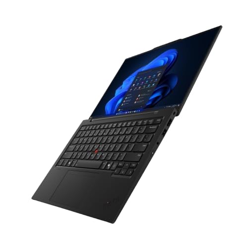 Image of Lenovo ThinkPad X1 Carbon, Intel Core Ultra 7 258V, 32GB RAM, 1TB SSD, WUXGA 14 inch(35.56cm), Win11 Pro, Black, 0.986Kg, 21NSS1RL00, Fingerprint, Backlit, 500 Nits, 3Y Premier Warranty, AI Powered Laptop