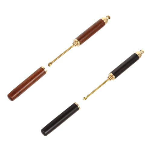 SECFOU 2個耳かき 耳勺 耳かきツール 耐食製 携帯用 軽量 コンパクト 家用 耳掃除用