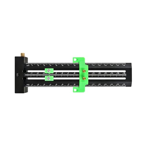 Règle marquage double ligne en aluminium de haute précision métrique et pouce