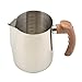 STOBOK Świeca Wosk Dokonywanie Dzbanka Kubki Pomiarowe Stal Nierdzewna Z Uchwytem Kocioł Wosk Świeca Topniejąc Dolewanie Pot Mleko Frothing Pitcher Cappuccino Puchar Dripless Walling