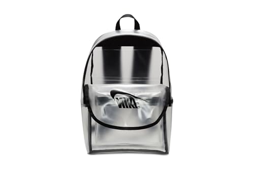 Nike Unisex Kids Heritage Crystal Backpack (25L) (Little Kid/Big Kid) Clear/Black/Black One Size - image 3