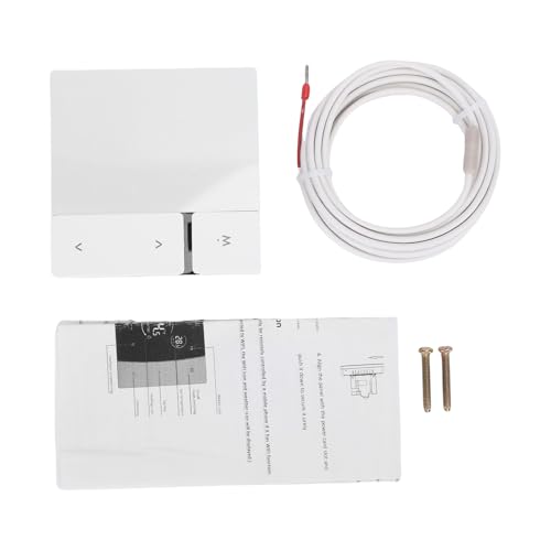 Mingzhe Termostato Inteligente Controlador de Temperatura con Pantalla Táctil Programable Termostato Digital con Modo de Ahorro Energía para Calefacción Caldera Agua