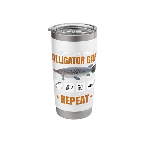 Alligator Gar Fishing Combo & Stainless Steel Tumbler