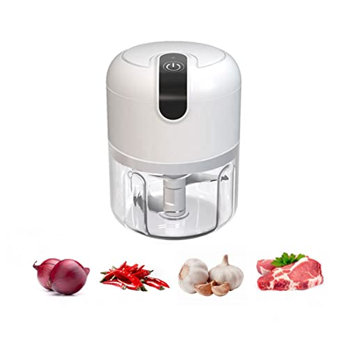 Mandolina eléctrica picadora de alimentos mini trituradora USB miniatura 3