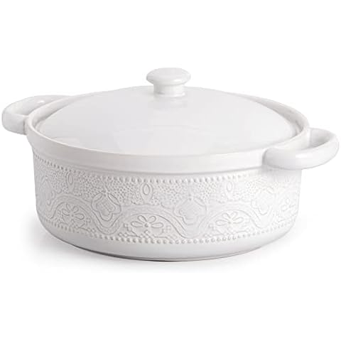 FUN ELEMENTS Casserole Dish with Lid Cover