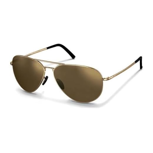 Porsche P8508 Gafas de Sol, Light Gold, 62 Unisex Adulto
