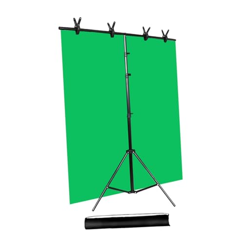 BaotyJie Kit de Soporte para Verde, Soporte de Fondo Ajustable, 4 Abrazaderas, Soporte de Fondo Universal para fotografía de, Style a