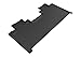 3D MAXpider Second Row Custom Fit All-Weather Floor Mat for Select Ford F-150 SuperCab Models - Kagu Rubber (Black)