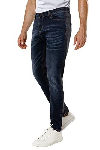 Mens Jeans Slim Fit Indigo Blue Stretch Jeans for Men Athletic Fit Denim Pants 324