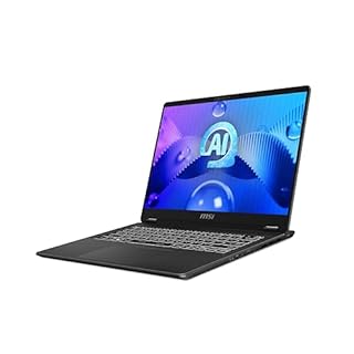 MSI Prestige 14 AI Studio Laptop - (14" 16:10 FHD+ panel, Latest Intel Core Ultra 7 155H, NVIDIA GeForce RTX 3050, 32GB RAM,1TB NVMe PCIe SSD, Intel WIFI 7BE, Windows 11 Home) -Stellar Grey