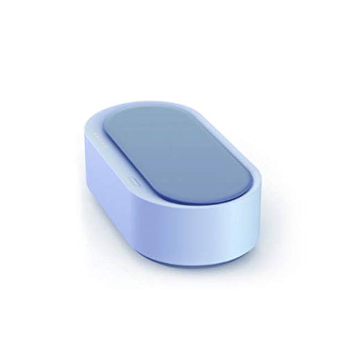 ONEWDJ-GA008G ultrasonic cleaning machine, 45kHz, portable ultrasonic cleaner, glasses washer, used for jewelry, rings, glasses, dentures, goggles, 280ML,Blue