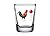 Rogue River Tactical Sarcastic Funny Rooster Sucker Shot Glass, Gift Idea for Friend, Coworker or Boss, 1.5 Ounce