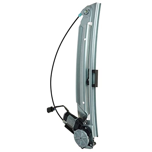 Image of TRQ Rear Left Power Window Motor and Regulator Assembly Compatible with 99 BMW 528i from 3 /01 /99 Production Date 99 540i from 3 /01 /99 Production Date 00 528i 00-03 540i 00-03 M5 01-03 525i 01-03 530i