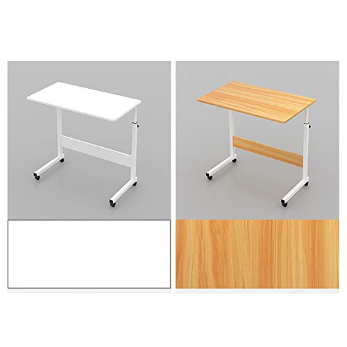 Table pliante de lit blanche pour ordinateur portable et bureau WENJUN réglable - 4