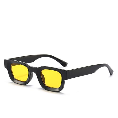 Lunettes de soleil rectangulaires femmes et hommes vintage carré luxe nuances