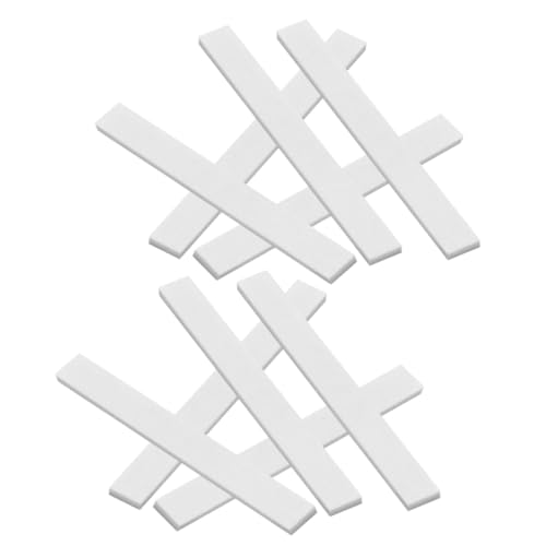 ULDIGI 10pcs Guitar Accessories Bone Nut Blanks Replace Your Guitar Nut Improve Stability Enhance Your Playing Experience