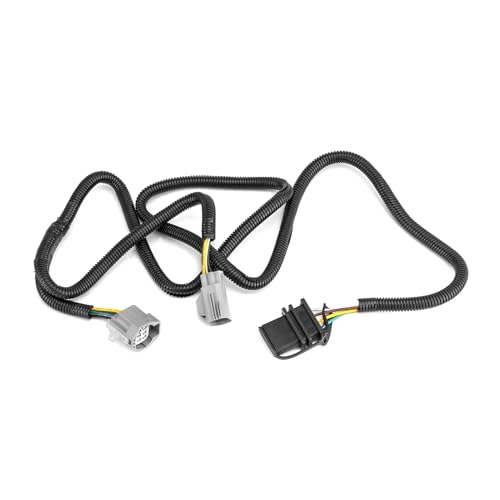 Image of Wsays 4-Pin Plug & Play Trailer Wiring Harness Compatible with Jeep Wrangler JK 2007-2018 (Excluding Fit Right Hand Drive, Limited Edition and Wrangler JL 2018) Connect Tail Brake Signal Turn Light