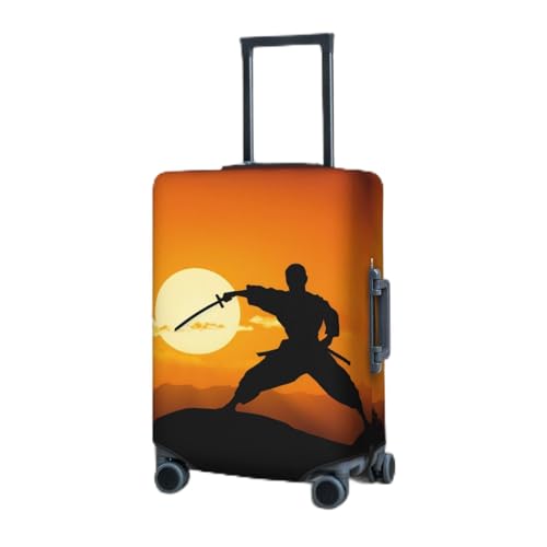 Housse de bagage karaté extensible noir L - Protection valise anti-poussière