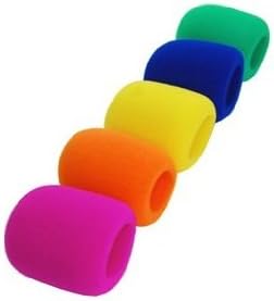 Liroyal Pack of 10 PCS Handheld Stage Microphone Windscreen Foam Cover