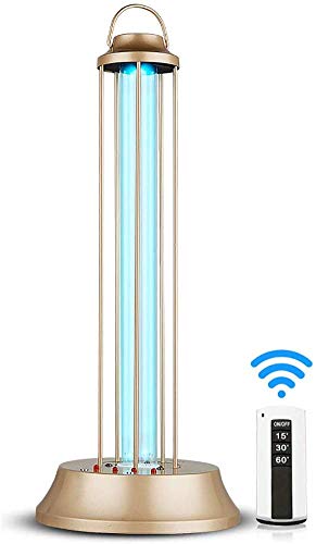 Luz de desinfección UV/Lámpara germicida de alta potencia Comercial Eliminar ácaros Luces Fábrica Almacén Instrumento de esterilización Tasa de esterilización 99.9%, Control remoto (Ozono)