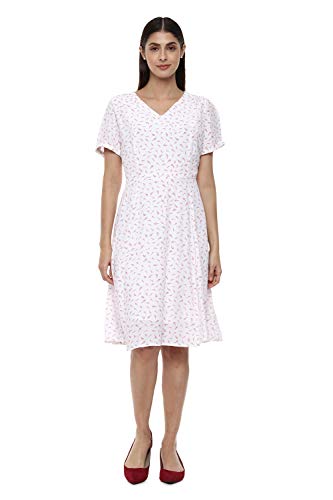 Image of Van Heusen Women's Rayon A-Line Knee-Length Dress