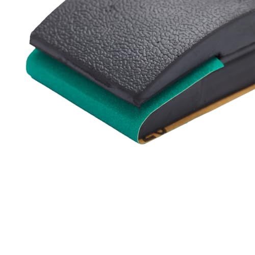 Fit For The Job Rubber Sanding Block for Sandpaper Sheets Gives Better Grip Extra Force and More Comfortable Working With Sandpaper Wet & Dry Aluminium Oxide & Other Abrasive Paper Sheets