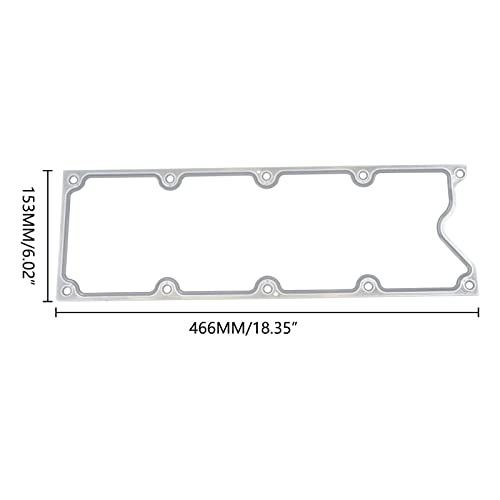 Image of LS Gen 3 Valley Pan Cover Gasket Plate Compatible with LS1 LS2 5.3L 6.0L LM7 LR4 LQ4 LS6 L59 LQ9 LM4 L33 4.8L 5.7L LSX