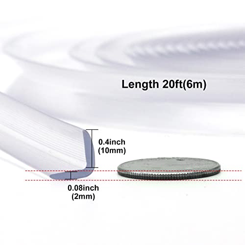 Image of Baby Proofing, Tables Corner Guards Baby Child Safety, 20ft(6m) Soft Bumper Strip Furniture Clear Toddler Edge Corner Protectors, Desk Edge Cushion