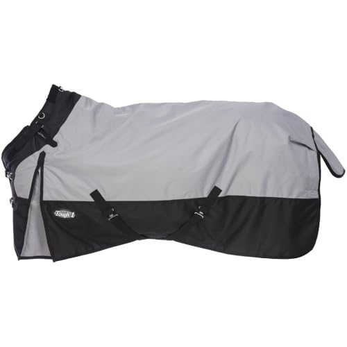 Tough1 1200D Turnout Blanket with Snuggit (300 fill) Grey 75"