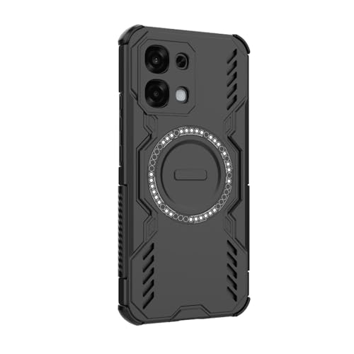 Image of Back Cover Case for Oppo F31 5G | 360 Protection Mobile Phone Case Mag-Safe | Camera Protection | Oppo F31 5+g Back Cover | Oppo F 31 5G - Black TPU+PC