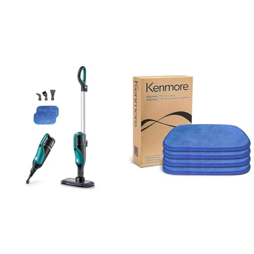 Kenmore SM2050 2-in-1 Steam Mop Hard Floor Cleaner + Kenmore KP1010 Steam Mop Textile Pads - image 1