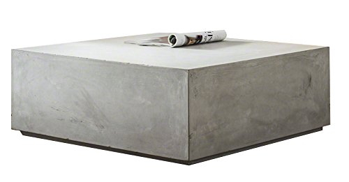 Preisvergleich Produktbild Matodi Beton Block Couchtisch Loungetisch betongrau
