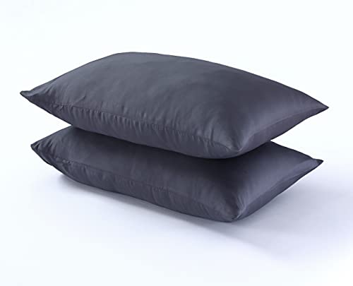Paire de taies d'oreiller 100 % coton égyptien 500 fils Blanc hôtel Cover
