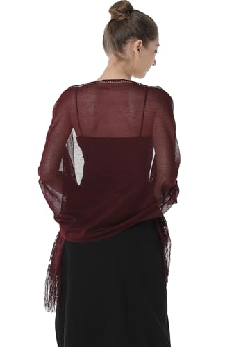 Shawls and Wraps for Evening Dresses Lace Scarfs for Women Pashmina Wedding Formal Shawl