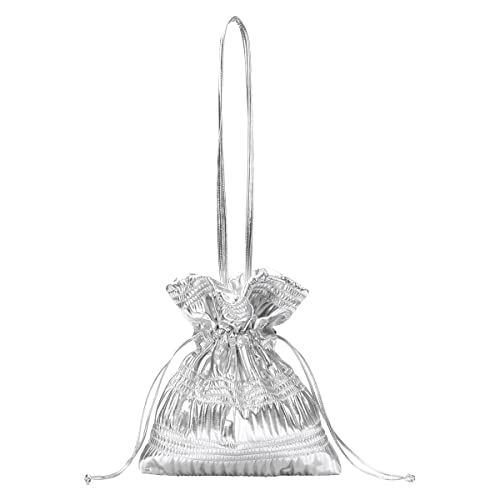 KWANI Crinkle Shoulder Bag for Women - Lightweight PU Leather Tote Bag, Casual & Chic Handbag for Work, Travel, Shopping3