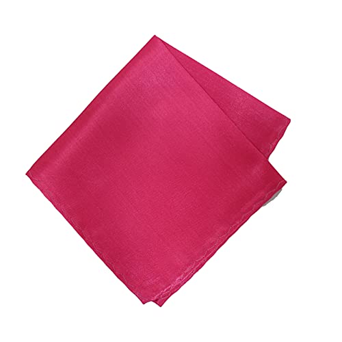 Image of TIE STUDIO Men's Solid Pocket Square | Size- 10cm x 10cm | Colour-Royal Blue | Pack of 1 |